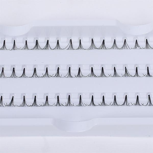 Flares individual false eyelashes extension  L24